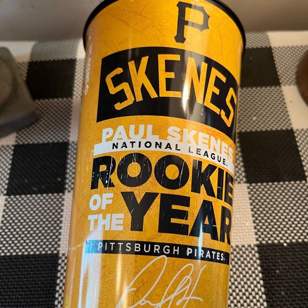 PITTSBURGH PIRATES PAUL SHENES COLLECTIBLE SOUVENIR CUP ROOKIE YEAR 2024